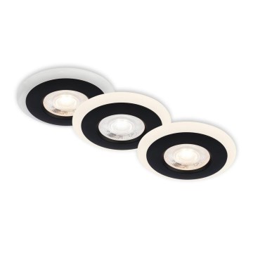 Briloner 7039-035 - Set 3x LED Ugradbena lampa za kupatilo LED/5W/230V IP44