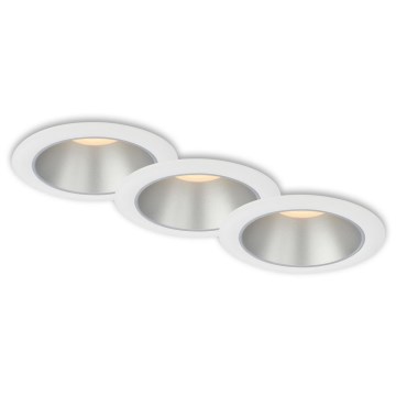Briloner 7041-036 - Set 3x LED Ugradbena lampa za kupatilo LED/4,9W/230V IP44 bela