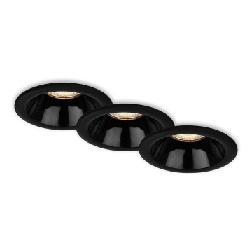 Briloner 7042-035 - Set 3x ugradbena lampa za kupatilo 1xGU10/9W/230V IP23