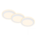 Briloner 7055-036 - Set 3x LED Ugradbena lampa za kupatilo LED/3W/230V IP44