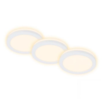 Briloner 7055-036 - Set 3x LED Ugradbena lampa za kupatilo LED/3W/230V IP44