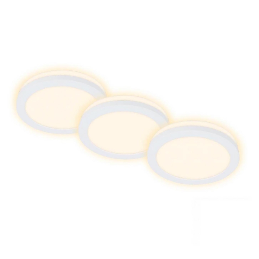 Briloner 7055-036 - Set 3x LED Ugradbena lampa za kupatilo LED/3W/230V IP44