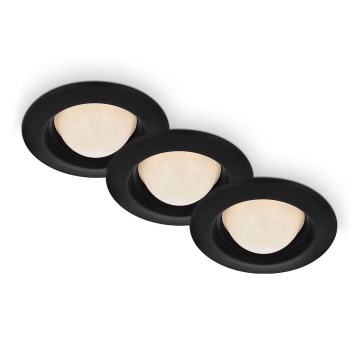Briloner 7056-035 - Set 3x LED Ugradbena lampa za kupatilo LED/3W/230V IP44