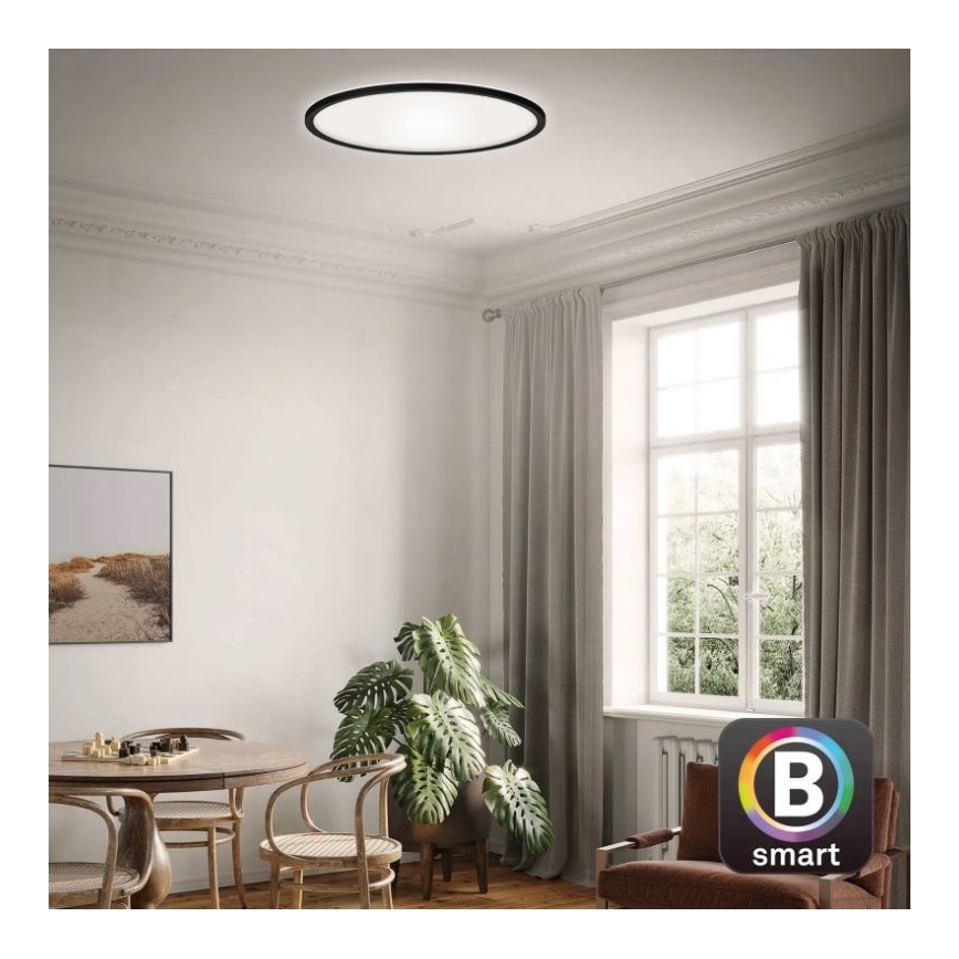Briloner 7059-015 - LED Prigušiva plafonjera SLIM LED/22W/230V 2700-6500K Wi-Fi Tuya + Daljinski upravljač