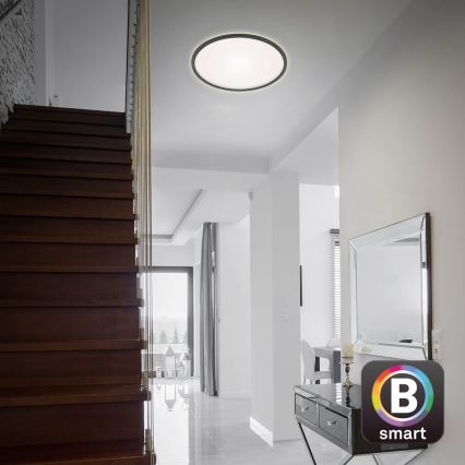 Briloner 7059-015 - LED Prigušiva plafonjera SLIM LED/22W/230V 2700-6500K Wi-Fi Tuya + Daljinski upravljač