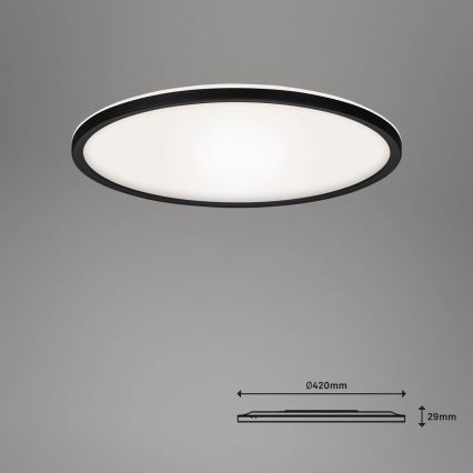 Briloner 7059-015 - LED Prigušiva plafonjera SLIM LED/22W/230V 2700-6500K Wi-Fi Tuya + Daljinski upravljač