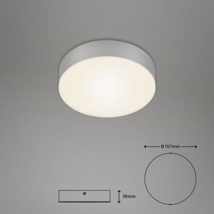 Briloner 7064014 - LED Plafonjera FLAME LED/11W/230V srebrno