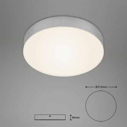Briloner 7065-014 - LED Plafonjera FLAME LED/16W/230V srebrno
