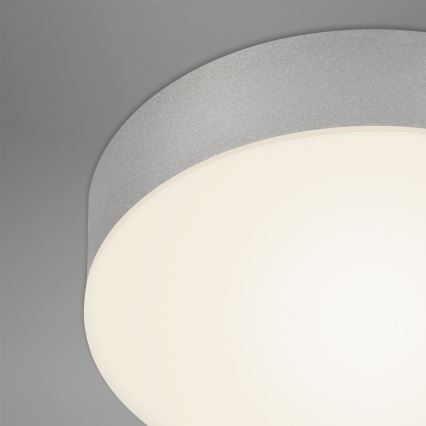 Briloner 7066-014 - LED Plafonjera FLAME LED/21W/230V 3000K srebrno pr. 28,7 cm