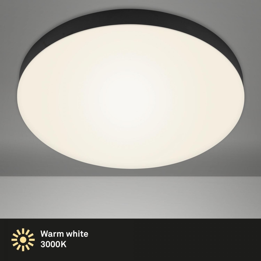 Briloner 7068-015 - LED Plafonjera FLAME LED/24,5W/230V 3000K crno