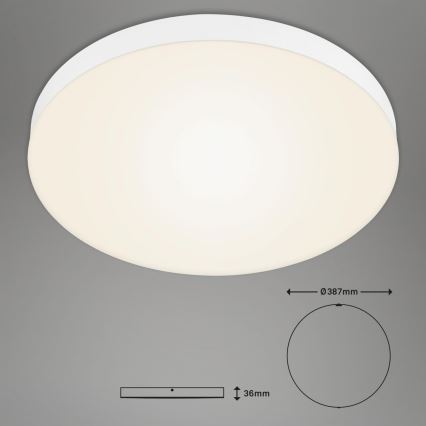 Briloner 7068-016 - LED Plafonjera FLAME LED/24,5W/230V 3000K pr. 38 cm bela