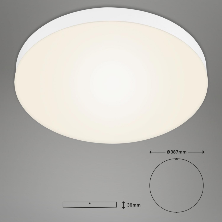 Briloner 7068-016 - LED Plafonjera FLAME LED/24,5W/230V 3000K pr. 38 cm bela