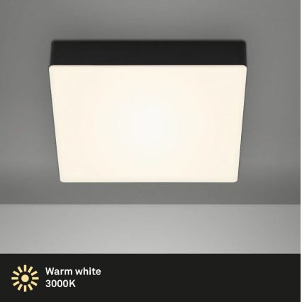 Briloner 7070-015 - LED Plafonjera FLAME LED/16W/230V crno