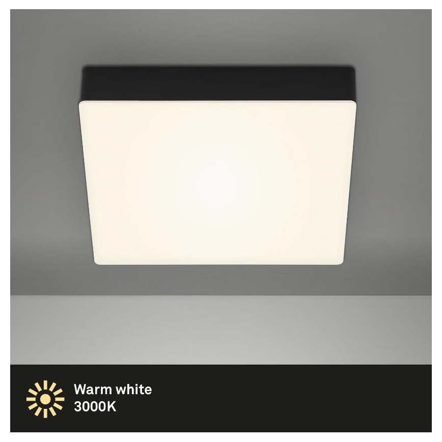 Briloner 7070-015 - LED Plafonjera FLAME LED/16W/230V crno