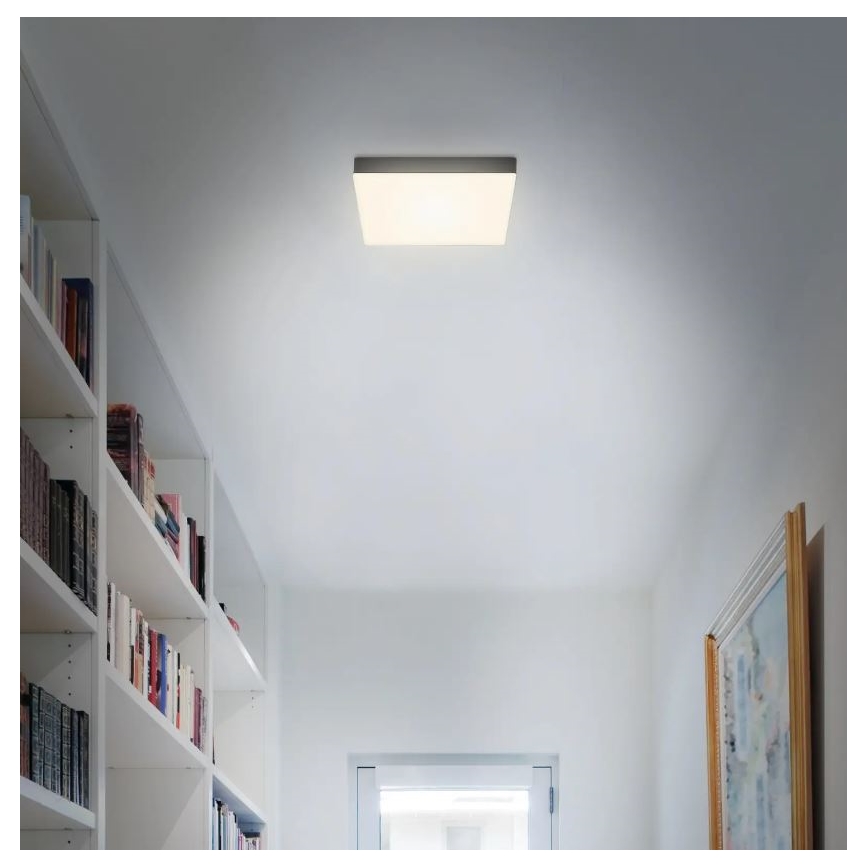 Briloner 7070-015 - LED stropna svetiljka FLAME LED/16W/230V crna