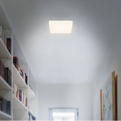 Briloner 7070-016 - LED Plafonjera FLAME LED/16W/230V bela