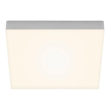 Briloner 7071-014 - LED Plafonjera FLAME LED/21W/230V 3000K 28,7x28,7 cm srebrno