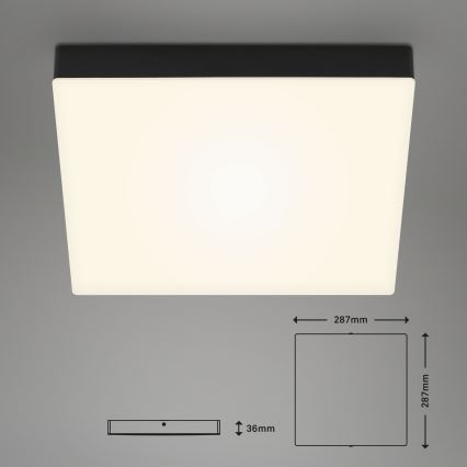 Briloner 7071015 - LED Plafonjera FLAME LED/21W/230V crno