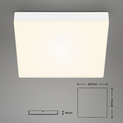 Briloner 7071016 - LED Plafonjera FLAME LED/21W/230V bela