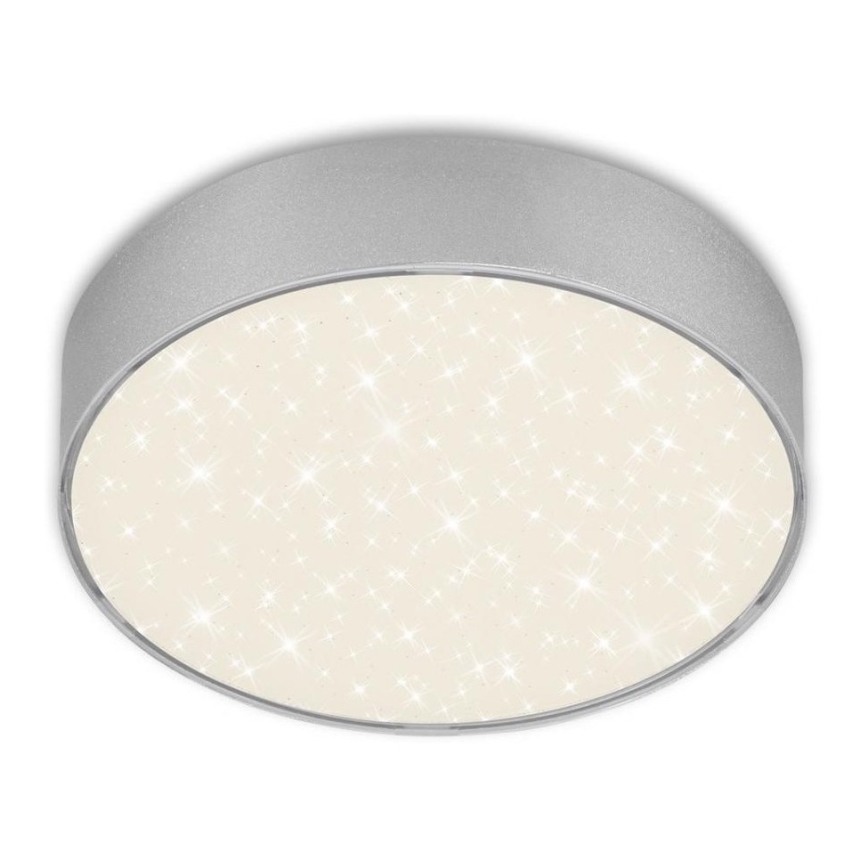 Briloner 7072-414 - LED Plafonjera STAR SKY LED/11W/230V 4000K pr. 15 cm srebrno