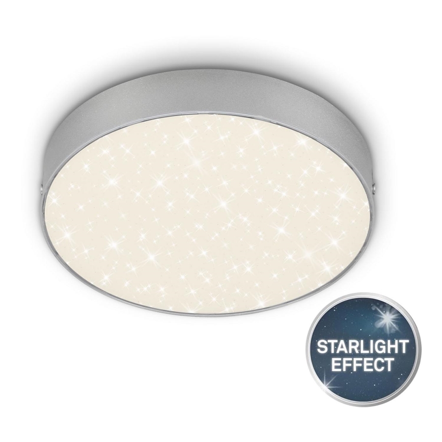 Briloner 7073-414 - LED Plafonjera STAR SKY LED/16W/230V 4000K pr. 21 cm srebrno