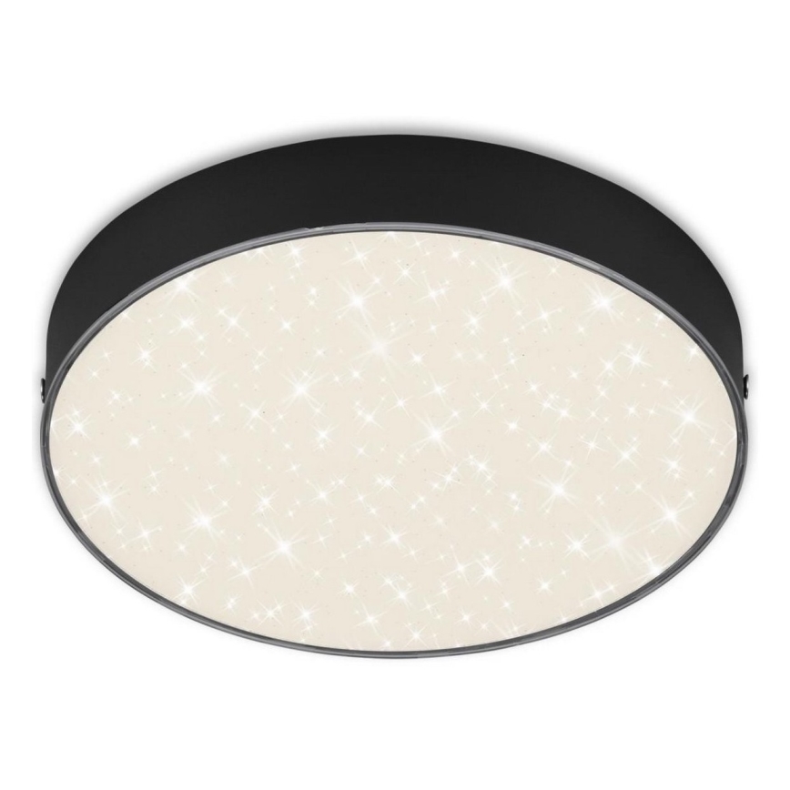 Briloner 7073-415 - LED Plafonjera STAR SKY LED/16W/230V 4000K pr. 21 cm crno