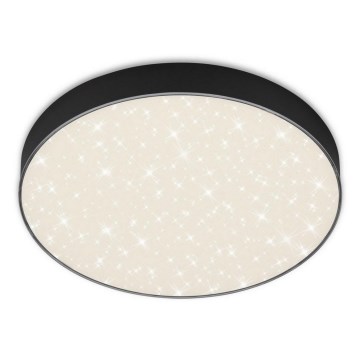 Briloner 7074-415 - LED Plafonjera STAR SKY LED/21W/230V 4000K pr. 28 cm crno