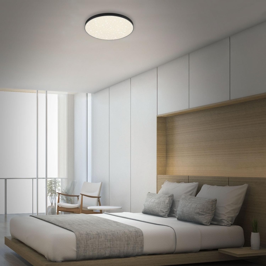 Briloner 7075-415 - LED Plafonjera STAR SKY LED/24,5W/230V 4000K pr. 38 cm crno