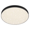 Briloner 7075-415 - LED plafonsko svetlo STAR SKY LED/24,5W/230V 4000K Ø 38 cm crno