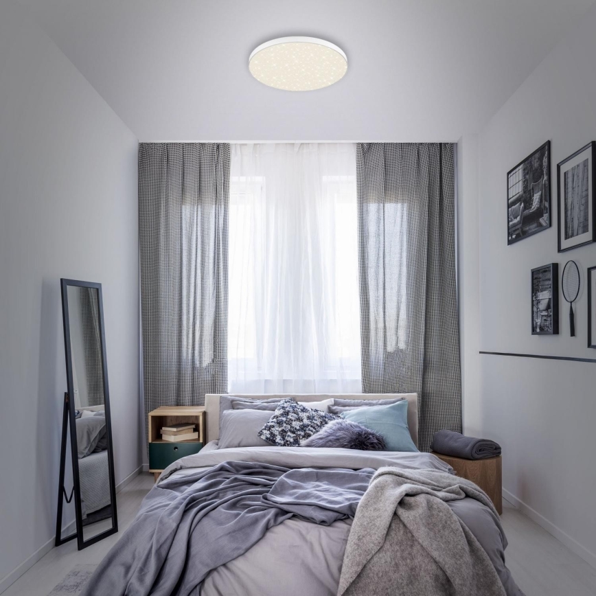 Briloner 7075-416 - LED Plafonjera STAR SKY LED/24,5W/230V 4000K pr. 38 cm bela