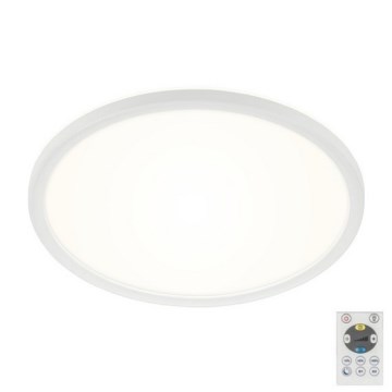 Briloner 7079-016 - LED prigušiva plafonska svetiljka SLIM LED/18W/230V 2700-6500K + daljinski upravljač