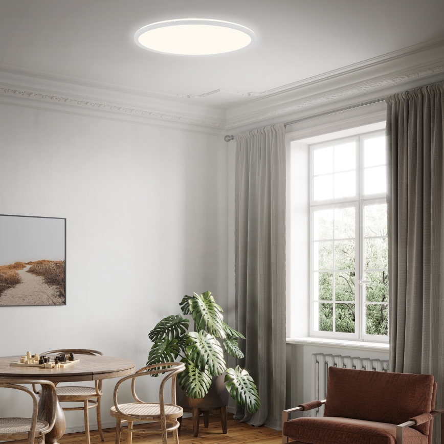 Briloner 7080-016 - LED Prigušiva plafonjera SLIM LED/22W/230V 2700-6500K + Daljinski upravljač