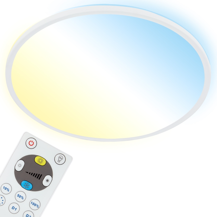 Briloner 7080-016 - LED Prigušiva plafonjera SLIM LED/22W/230V 2700-6500K + Daljinski upravljač
