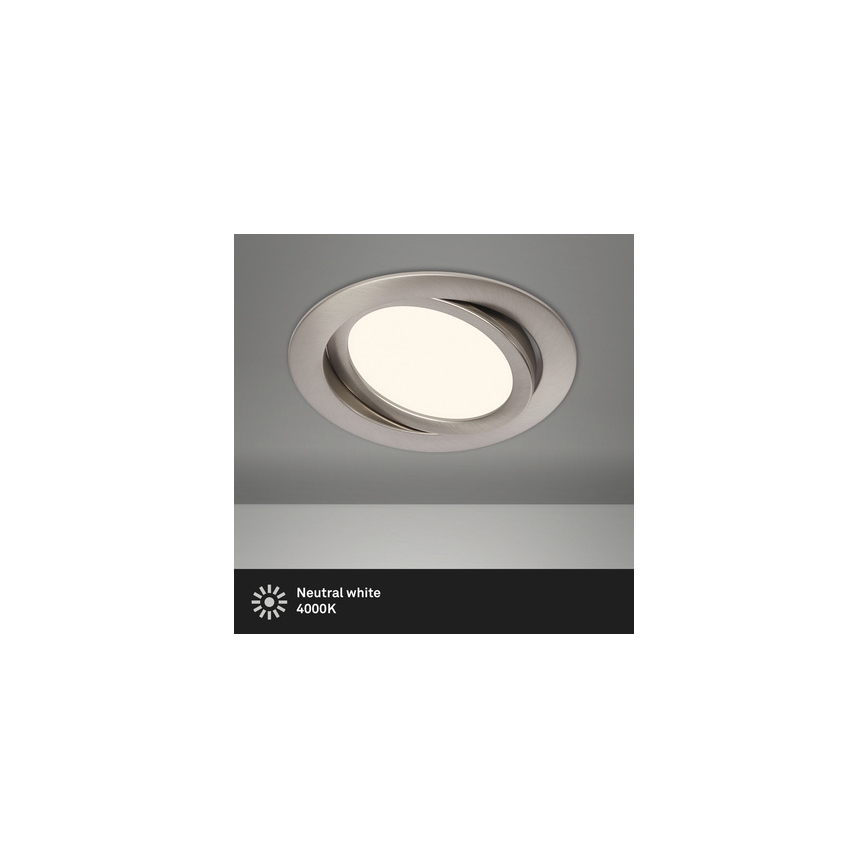 Briloner 7116-412 - LED Ugradbena lampa za kupatilo FLAT IN LED/9W/230V IP23