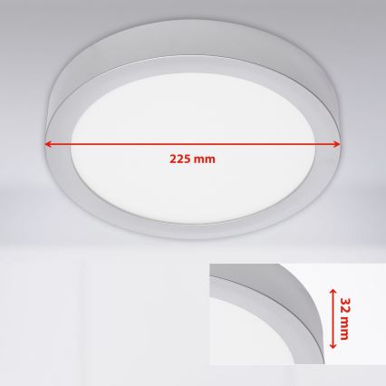 Briloner 7117-014 - LED Plafonjera FIRE LED/16,5W/230V 3000K