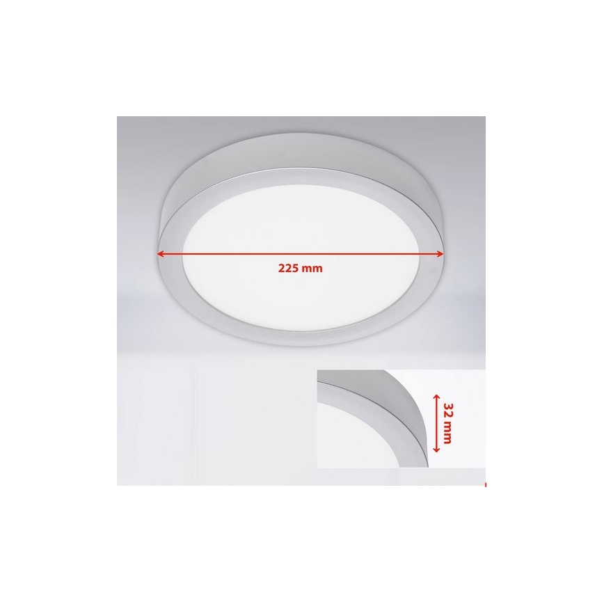 Briloner 7117-414 - LED Plafonjera FIRE LED/16,5W/230V 4000K