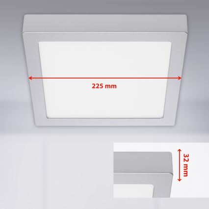 Briloner 7118-014 - LED Plafonjera FIRE LED/16,5W/230V 3000K