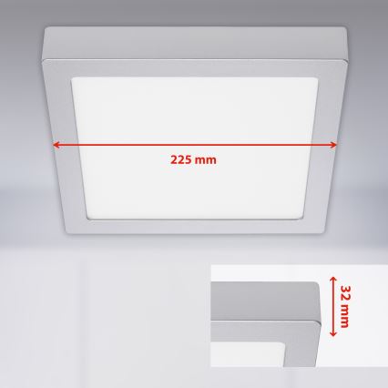 Briloner 7118-414 - LED Plafonjera FIRE LED/16,5W/230V 4000K