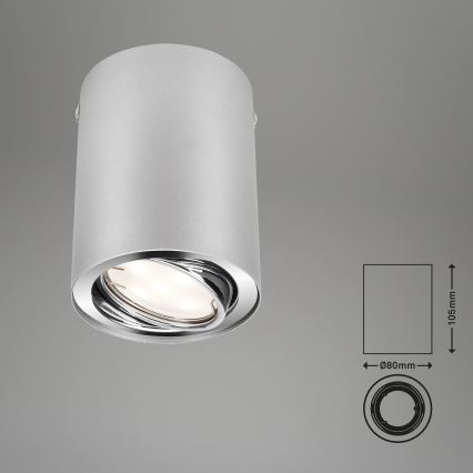 Briloner 7119-014 - LED Reflektorska lampa TUBE 1xGU10/5W/230V okrugli