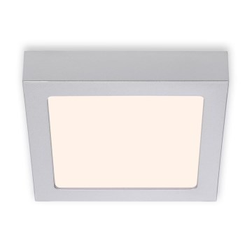 Briloner 7123-014 - LED plafonsko svetlo FIRE LED/12W/230V 3000K 17x17cm srebrno