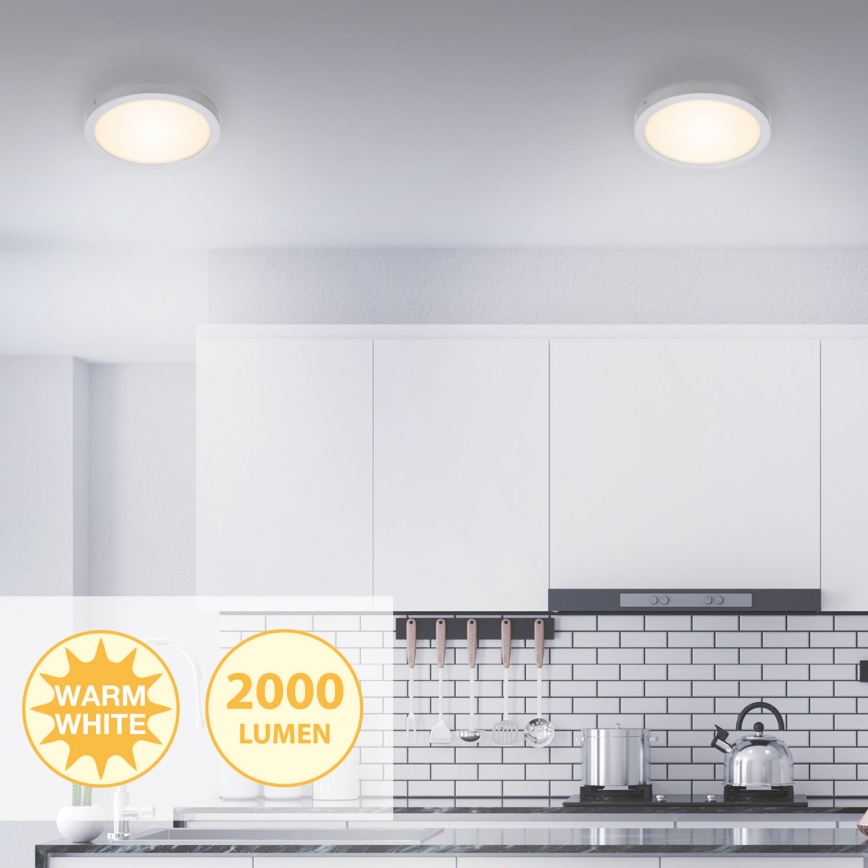 Briloner 7141-014 - LED Plafonjera FIRE LED/21W/230V 3000K