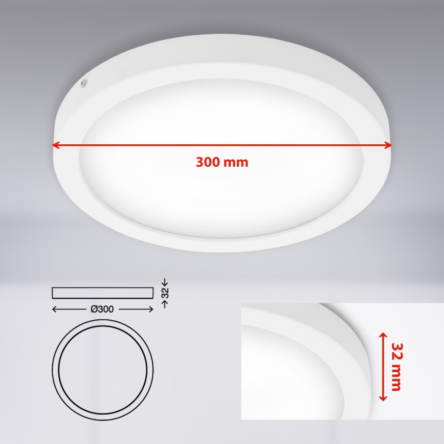 Briloner 7141-416 - LED Plafonjera FIRE LED/21W/230V