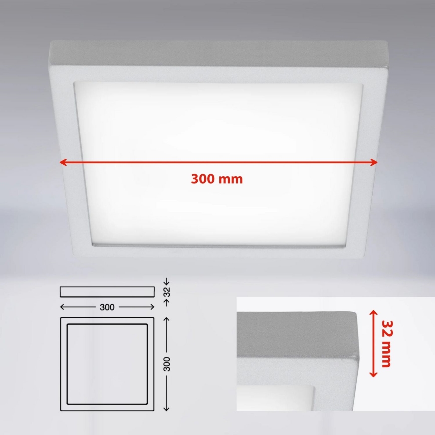 Briloner 7142-414 - LED Plafonjera FIRE LED/21W/230V 4000K