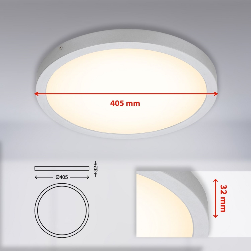 Briloner 7143-014 - LED Plafonjera FIRE LED/24,5W/230V 3000K