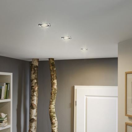Briloner 7144-038 - Set 3x LED Ugradbena lampa za kupatilo SLIDE GU10/3,5W/230V IP23