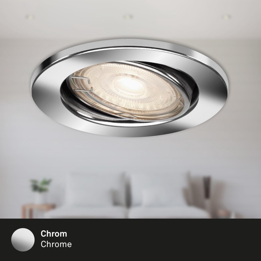 Briloner 7144-038 - Set 3x LED Ugradbena lampa za kupatilo SLIDE GU10/3,5W/230V IP23