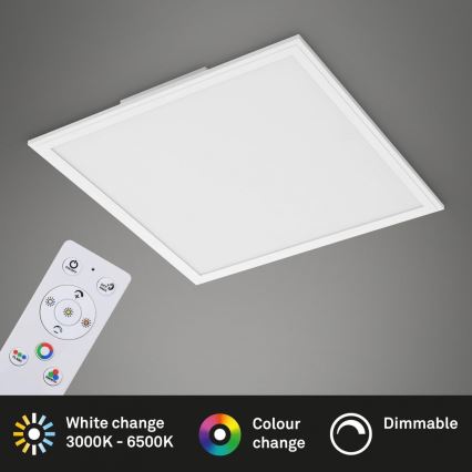 Briloner 7152-016 - LED RGB Prigušivi nadgradni panel COLOUR LED/24W/230V 3000-6500K + Daljinski upravljač