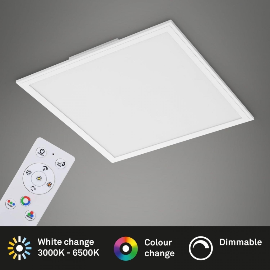 Briloner 7152-016 - LED RGB Prigušivi nadgradni panel COLOUR LED/24W/230V 3000-6500K + Daljinski upravljač