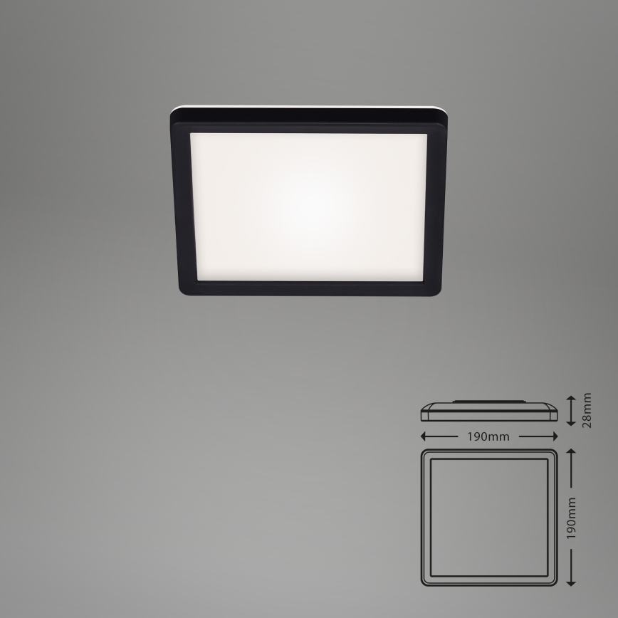 Briloner 7153-415 - LED Plafonjera SLIM LED/12W/230V 19x19 cm
