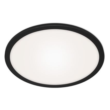 Briloner 7168-015 - LED Prigušiva plafonjera PIATTO LED/22W/230V 3000-6500K pr. 40 cm crno + Daljinski upravljač